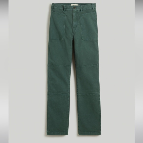 NWT! 🔖 Madewell The '90s Straight Utility Pant in Garment-Dyed Canvas - Picture 1 of 8